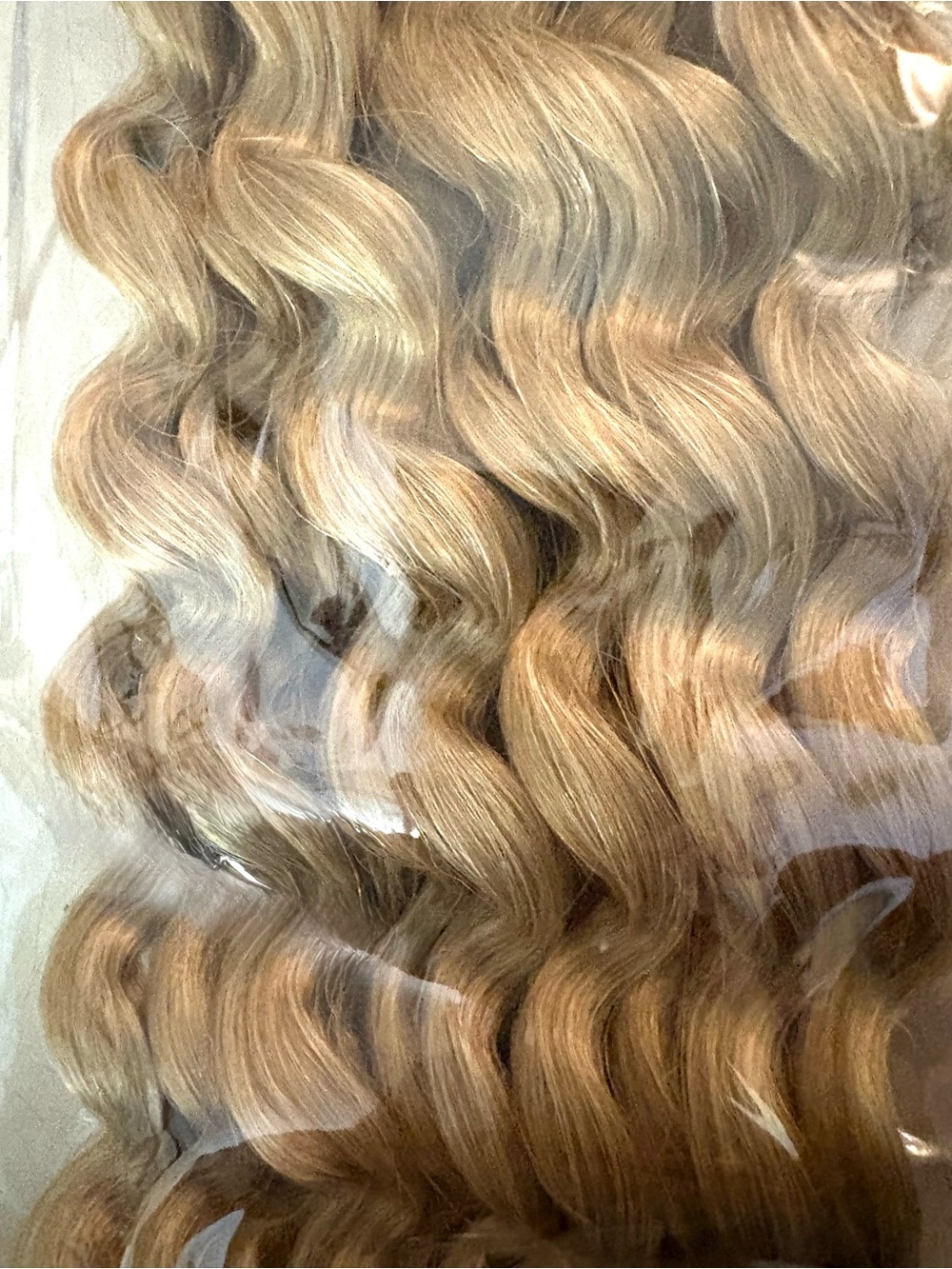 24” Synthetic Clip In Dreadlock Extensions with Ombre Brown. NWT.